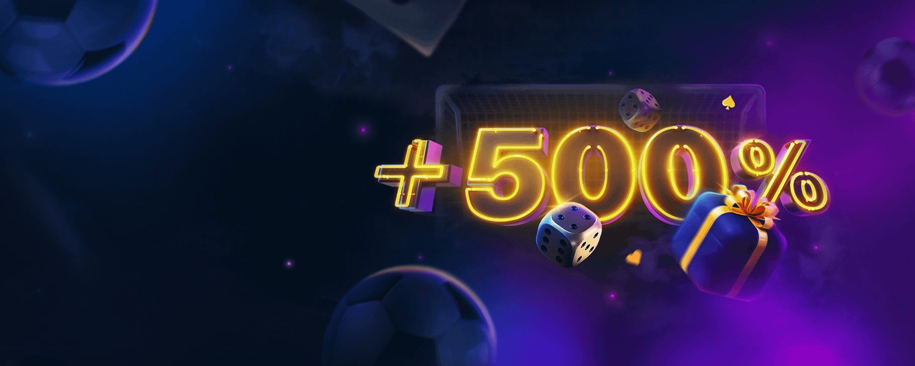 Успейте получить свой первый бонус +500% к депозиту
